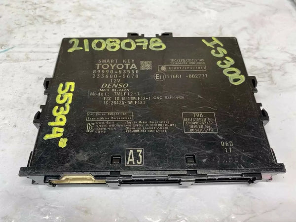 LEXUS IS300 2020 LLAVE INTELIGENTE MÓDULO DE CONTROL DE LLAVE INTELIGENTE CONJUNTO OEM 8999053550