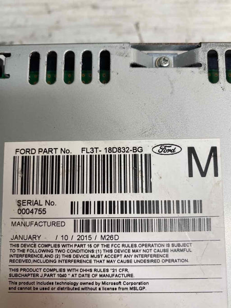 Radio AM/FM para Ford F150 (2015-2017), receptor de CD y MP3, conjunto OEM FL3T18D832BG