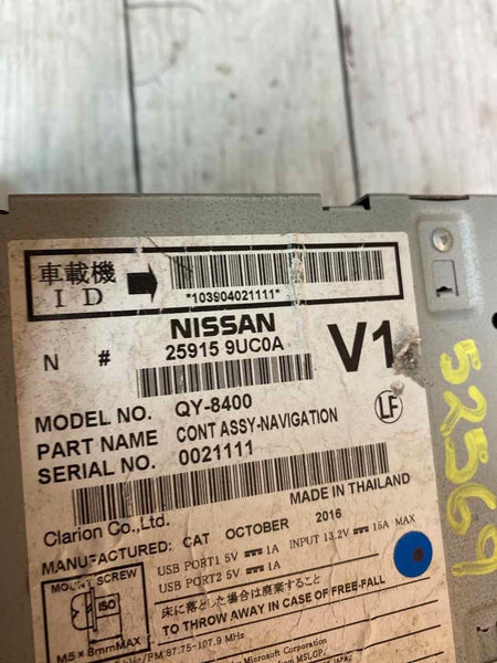 Radio AM-FM estéreo con 6 bocinas para Nissan Murano 3.5L 2017, OEM 259159UC0A