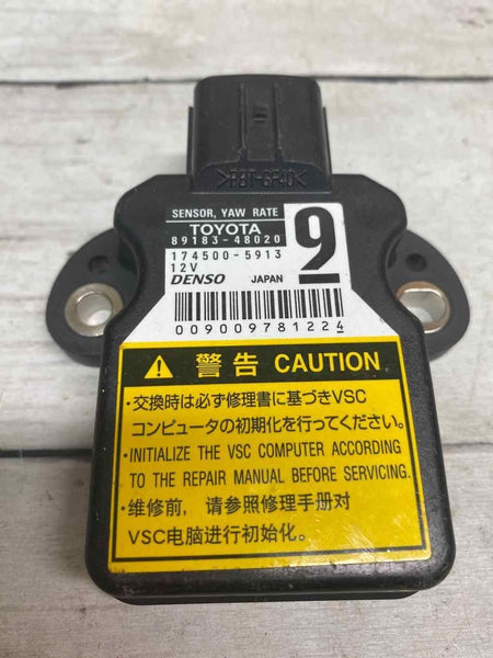 Lexus IS200T yaw rate 2016 stability control module unit assy OEM 8918348020