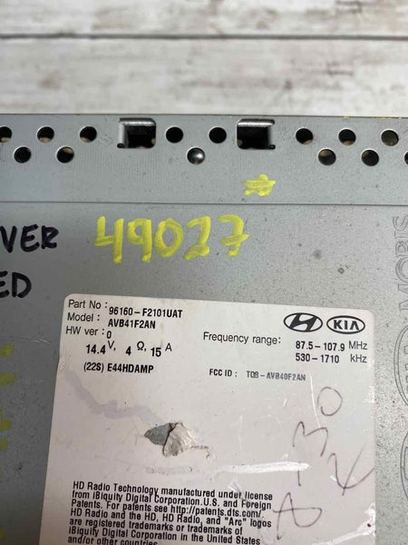 Receptor de radio Hyundai Elantra Sedán, mercado estadounidense, probado, conjunto OEM 96160F2100UAT