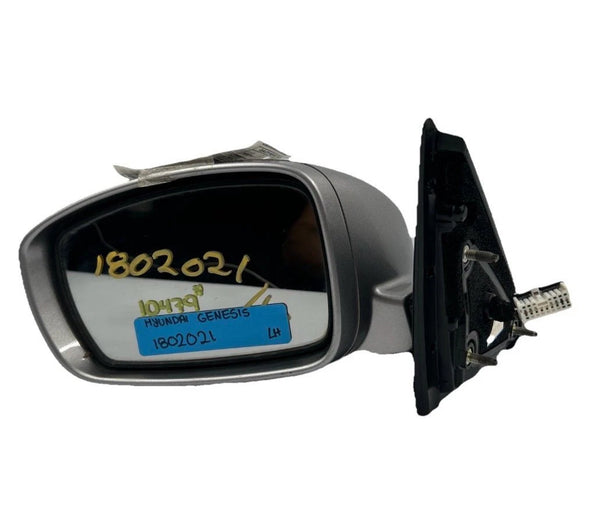2009 TO 2014 HYUNDAI GENESIS DOOR MIRROR LEFT SIDE ASSY OEM 876103M430 GRAY