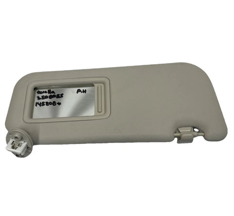 2021 TO 2024 TOYOTA COROLLA SUN VISOR RIGHT SIDE NO ILLUMINATED OEM 7431002Q50A0