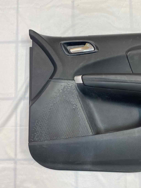 2011 2018 DODGE JOURNEY FRONT RIGHT DOOR TRIM PANEL BLACK LEATHER OEM 1QF24DX9AG