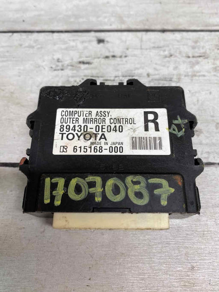 Lexus RX350 memory mirror 10 12 right mirror control module unit OEM 894300E040