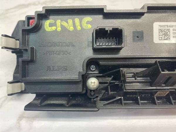 19 20 21 HONDA CIVIC CONTROL DE CLIMATIZACIÓN HVAC PANEL DE CALEFACCIÓN HB EX OEM 79600TBAA91
