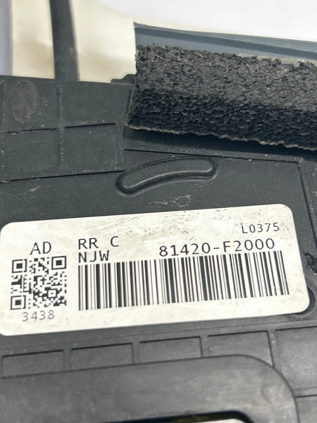 2017 TO 2020 HYUNDAI ELANTRA DOOR LOCK ACTUATOR REAR RIGHT SIDE ASSY OEM 81420F2000