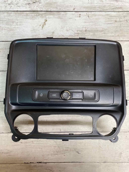 Chevy Silverado radio am fm 18 display screen & control panel assy OEM 42578319