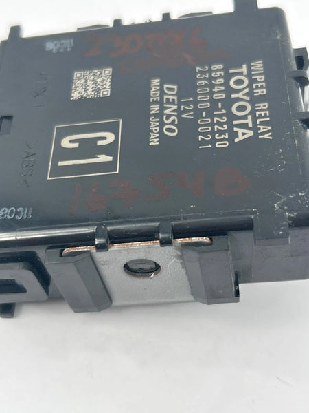 2020 TOYOTA COROLLA WIPER RELAY CONTROL MODULE ASSY OEM 8594012230