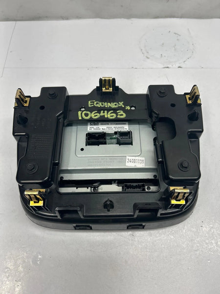 2018 CHEVROLET EQUINOX RADIO AM FM CONTROL PANEL ASSY