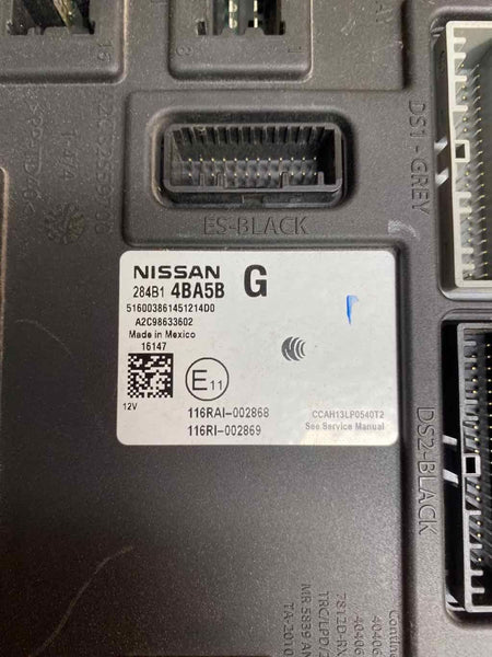 15 16 NISSAN ROGUE NO SPORT VIN 5 BCM BODY CONTROL MODULE OEM 284B14BA5B