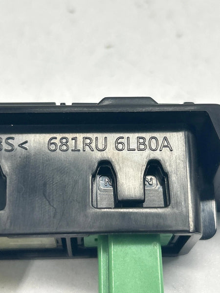 2020 NISSAN SENTRA DASH ECO MODE DIMMER & TRIP RESET SWITCH OEM 681RU6LB0A