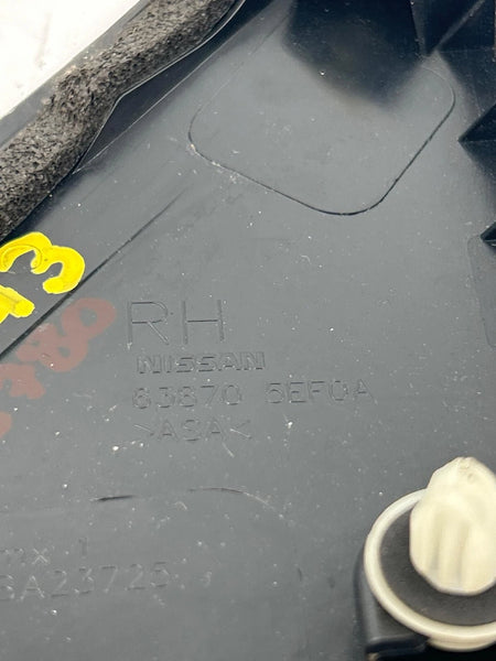 2020 TO 2025 NISSAN VERSA FENDER MOULDING FRONT RIGHT OEM 638705EF0A