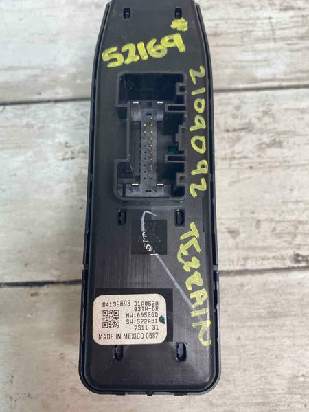 2018 2019 GMC TERRAIN DRIVER'S MASTER WINDOW SWITCH OEM 84139693