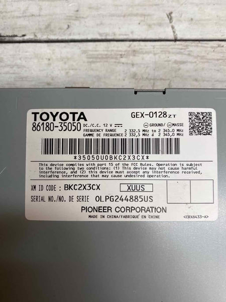 Receptor de radio satelital para Toyota 4Runner (2014-2020), mercado estadounidense, OEM 8618035050