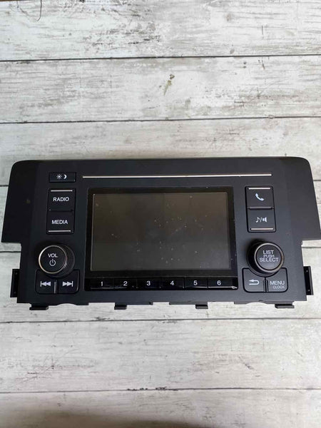 Receptor de radio AM/FM para Honda Civic 2016/17, sedán LX, mercado estadounidense, OEM 39100TBAA11