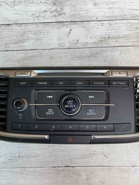 Receptor de radio AM/FM para Honda Accord 2014-2015, sedán, conjunto híbrido, OEM 39100T3ZA21