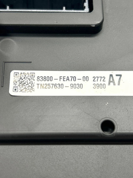 2022 TOYOTA COROLLA INSTRUMENT CLUSTER SPEEDOMETER OEM SEDAN 83800FEA70 9K MILES