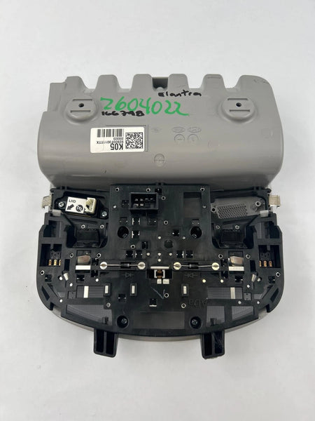 2019 2020 HYUNDAI ELANTRA SEDAN OVERHEAD CONSOLE ROOF DOOM LIGHT OEM 92800F2000