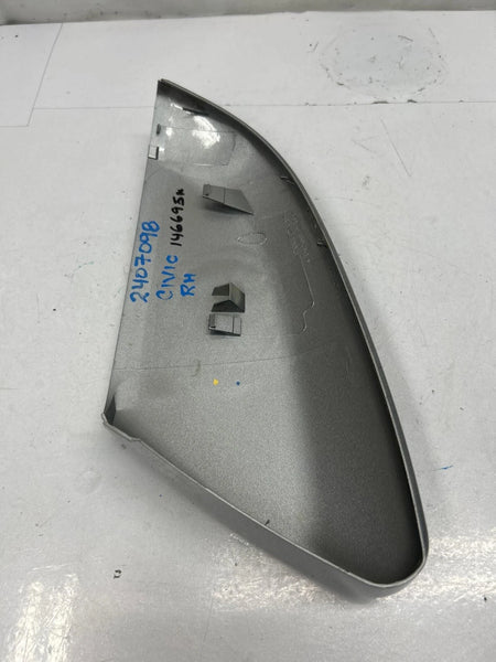 2020 HONDA CIVIC DOOR MIRROR ONLY COVER RIGHT SIDE NH-830M GRAY