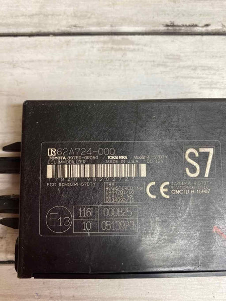 20 22 TOYOTA COROLLA SEDAN THEFT-LOCKING CONTROL MODULE OEM 897800R050