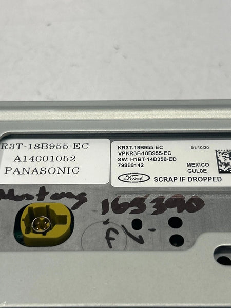 2019 TO 2023 FORD MUSTANG RADIO AM FM DISPLAY SCREEN ASSY OEM KR3T18B955EC