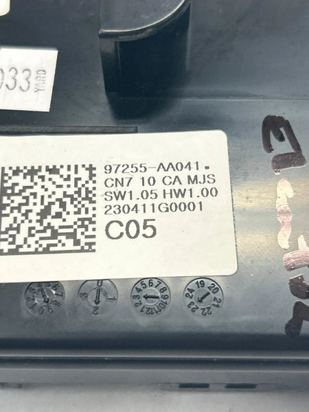 2023 HYUNDAI ELANTRA TEMPERATURE CONTROL UNIT ASSY OEM 97255AA041