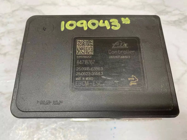 CHEVROLET EQUINOX 2018 2019 SISTEMA DE FRENOS ANTIBLOQUEO ABS MÓDULO BOMBA OEM 84718763