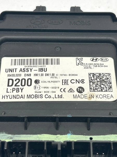 2020 TO 2023 HYUNDAI SONATA BODY CONTROL BCM UNIT US MARKET KEYLESS OEM 95400L0200
