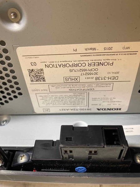 Receptor de radio AM/FM para Honda Accord 2013-2015, sedán, conjunto de radio, OEM 39100T2AA32