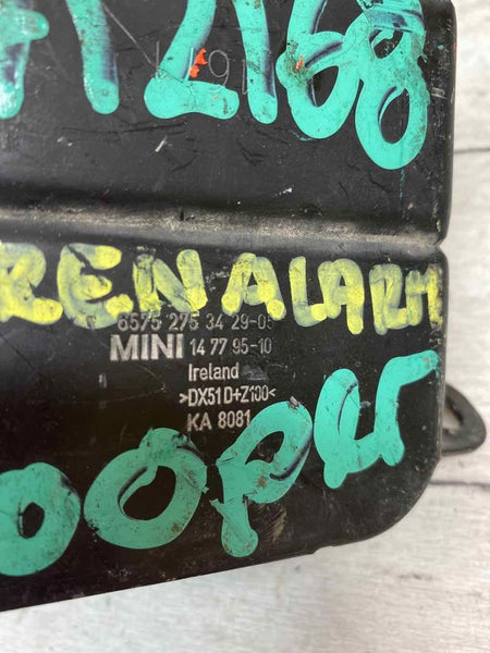 2012 BMW MINI COOPER ANTI THEFT ALARM SIREN WITH BRACKET OEM 6575275342905
