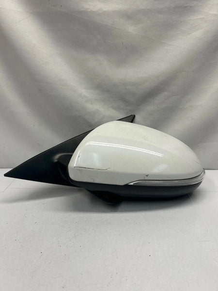 16 20 KIA OPTIMA DOOR MIRROR LEFT SIDE VIN 5 MANUAL HEATED BLIND SPOT WHITE SWP