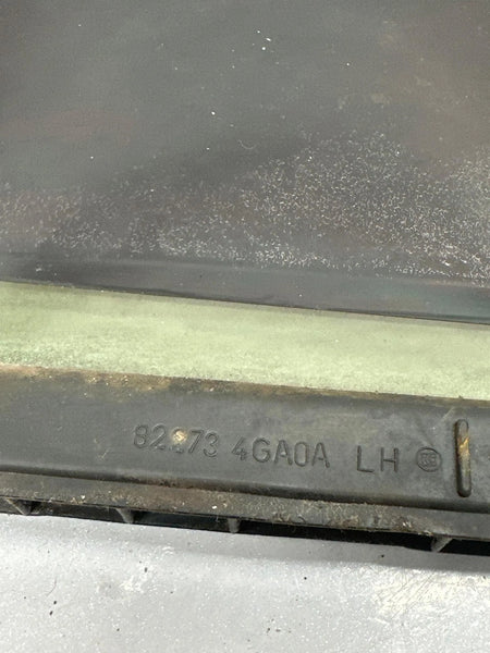 2014 TO 2016 INFINITI Q50 REAR VENT GLASS WINDOW LEFT SIDE ASSY OEM 43R00033