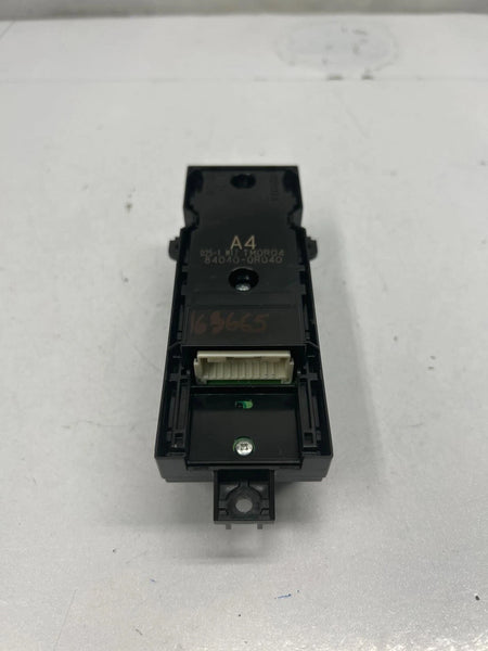 20 22 TOYOTA COROLLA MASTER SWITCH FRONT DRIVER SIDE SEDAN ASSY OEM 840400R040