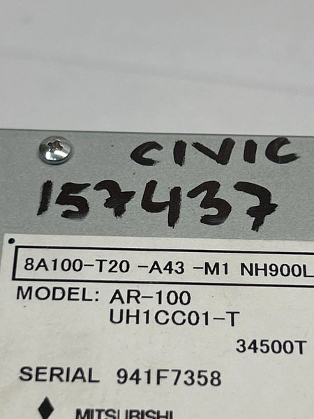 2023 2024 HONDA CIVIC RADIO AM FM DISPLAY RECEIVER 7.00" ASSY US MARKET