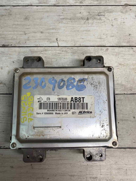 Chevy Silverado 2500 engine control unit 12 16 6.0L ecm ecu module OEM 12668866