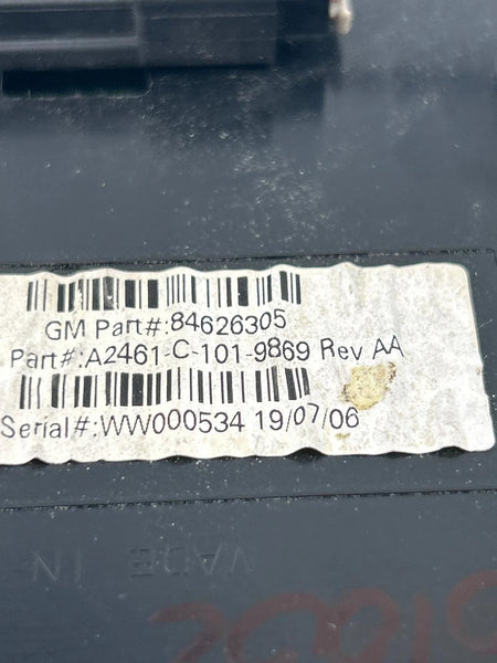 2018 TO 2021 CHEVROLET TRAVERSE OVERHEAD CONSOLE DOOM LIGHT ASSY OEM 84626305