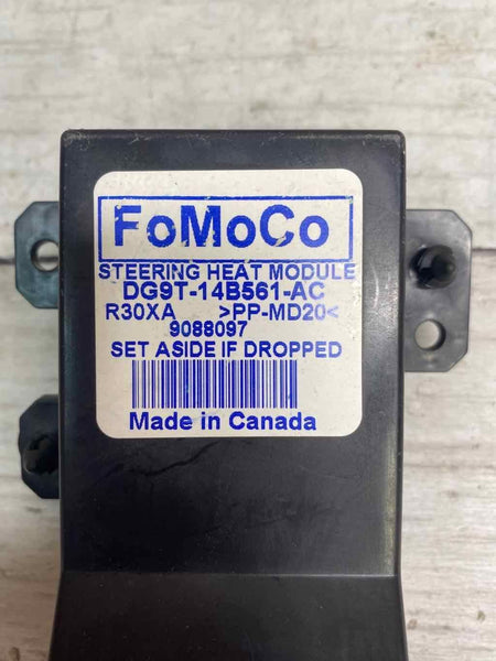 2015 FORD PICKUP F150 STEERING WHEEL HEATED CONTROL MODULE OEM DG9T14B561AC