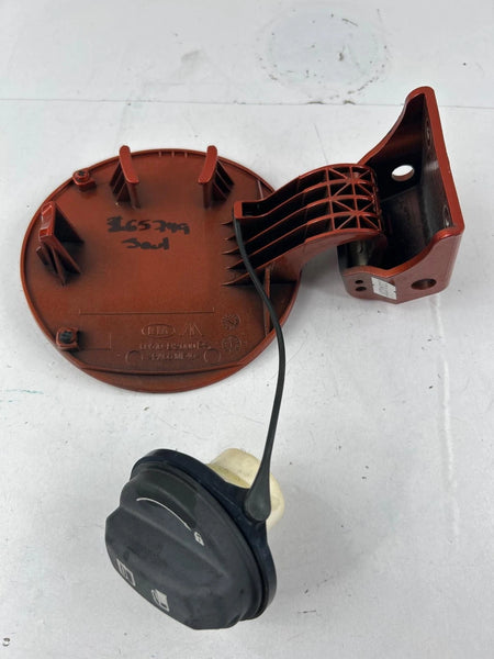 14 19 KIA SOUL FUEL TANK DOOR GAS CAP LID ASSY OEM 69510B2000 ORANGE/BLACK AAQ
