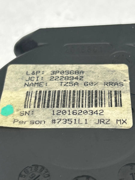 2016 HONDA PILOT SEAT MOTOR REAR LEFT SIDE ASSY