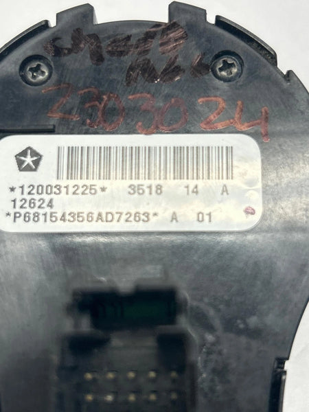 2014 2015 2016 2017 2018 2019 2020 JEEP CHEROKEE HEADLIGHT CONTROL SWITCH ASSY