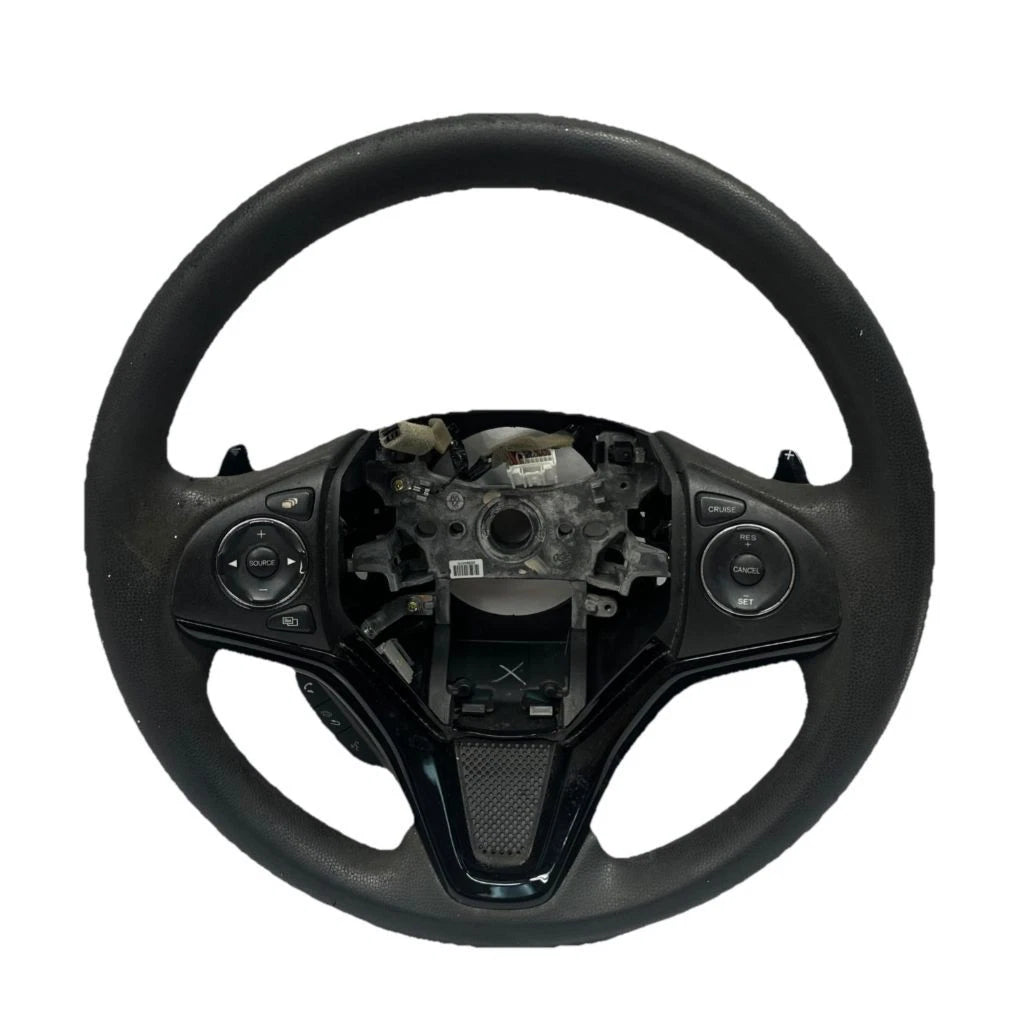 2016 TO 2022 HONDA HRV STEERING WHEEL NO LEATHER BLACK ASSY OEM 78501T5AN10ZA