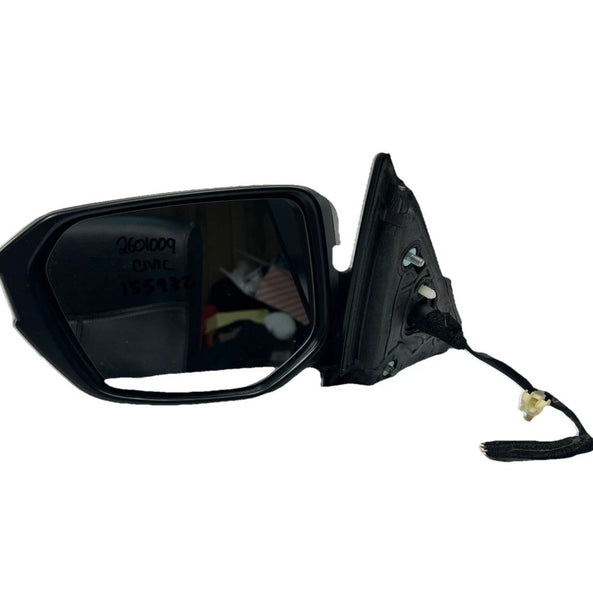 2017 TO 2021 HONDA CIVIC DOOR MIRROR LEFT SIDE POWER NO HEATED ASSY CODE NH-797M