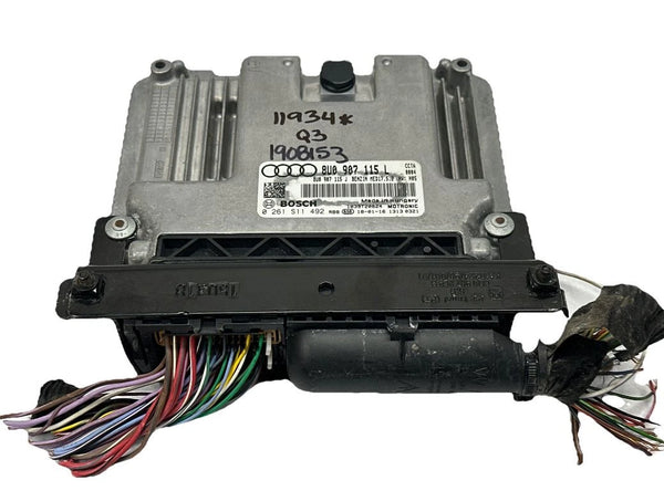 2016 TO 2018 AUDI Q3 ENGINE CONTROL UNIT ECU ECM MODULE 2.0L ASSY OEM 8U0907115