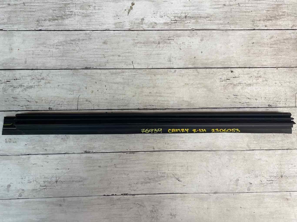 Toyota Camry window strip 2018 2023 weather moulding rear left side OEM