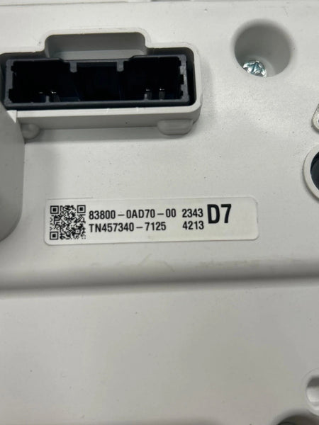 2023 TOYOTA COROLLA CROSS INSTRUMENT CLUSTER SPEEDOMETER OEM 838000AD70 43K MILES