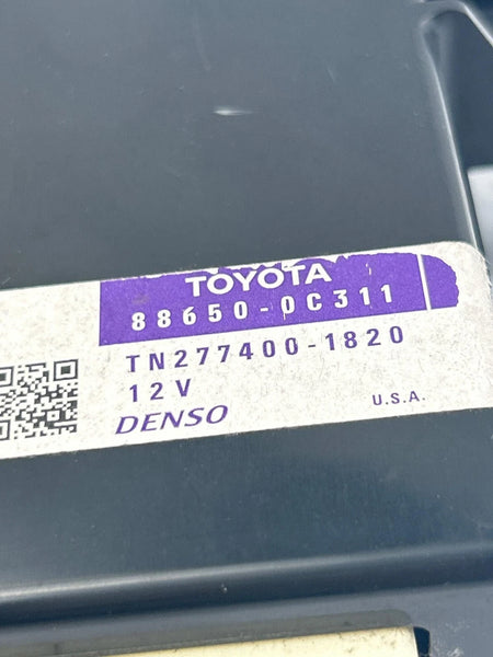 2015 2016 2017 2018 TOYOTA TUNDRA CLIMATE CONTROL MODULE ASSY OEM 886500C311