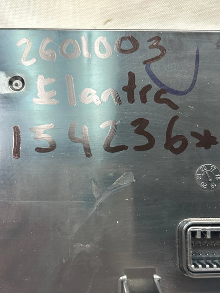 2020 HYUNDAI ELANTRA CLIMATE CONTROL HVAC AC AUTO PANEL SED CANADA OEM 97250F3DA0