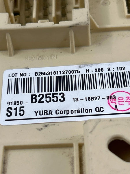 2019 KIA SOUL JUNCTION BOX CABIN FUSE RELAY BLOCK ASSY OEM 91950B2553