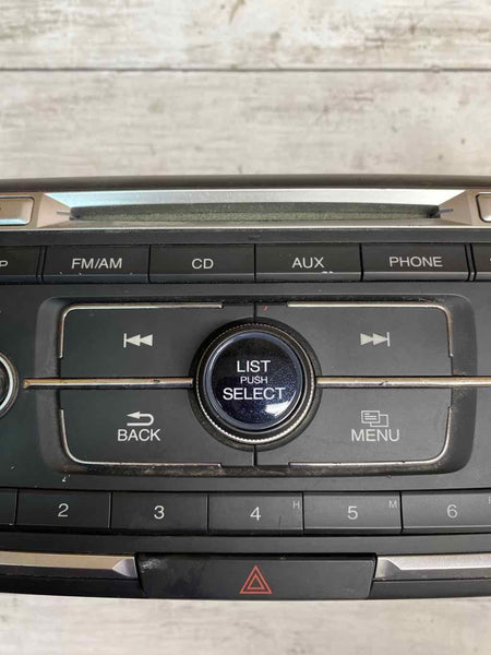 Honda Accord rádio am fm 13 15 receptor de rádio e painel frontal assy OEM 39100T2AA32 